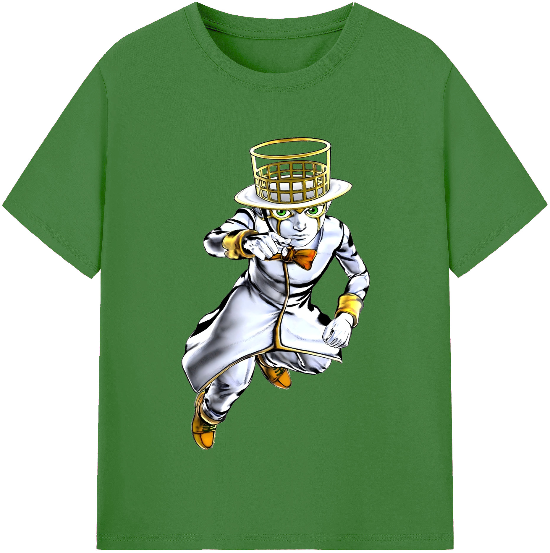 （画像用） ジョジョの奇妙な冒険 岸辺 露伴（きしべ ろはん） JoJo's Bizarre Adventure Rohan Kishibe レディースカジュアルプリントTシャツ（綿100％）